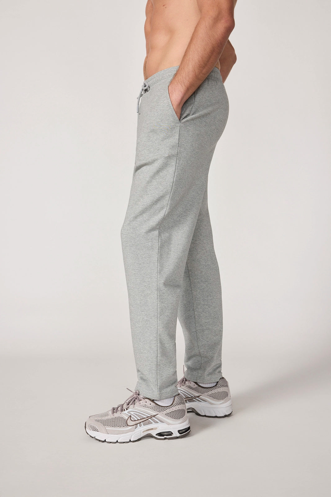 Ultrasoft Fleece Slim Pant - Htr Concrete