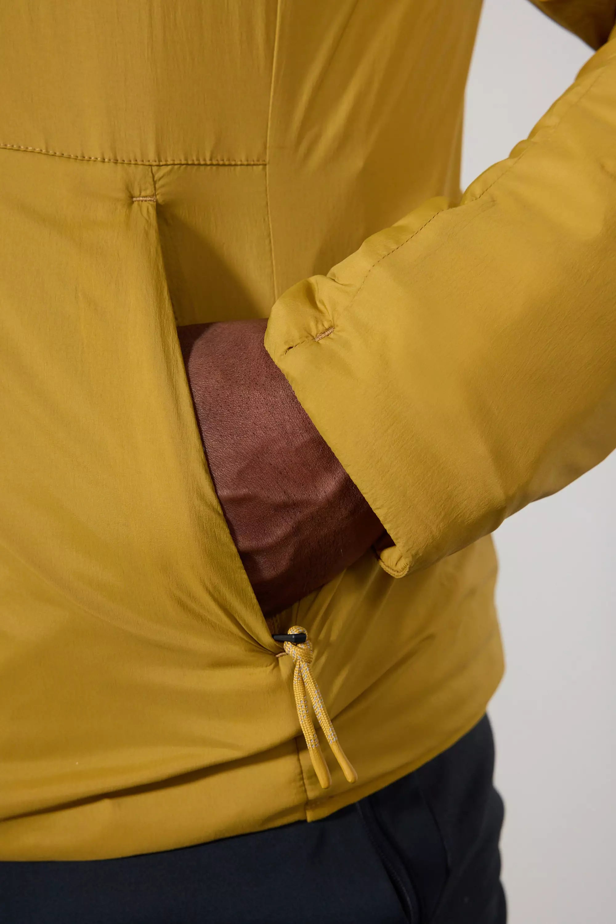 Insulated Tech Jacket - Old Gold