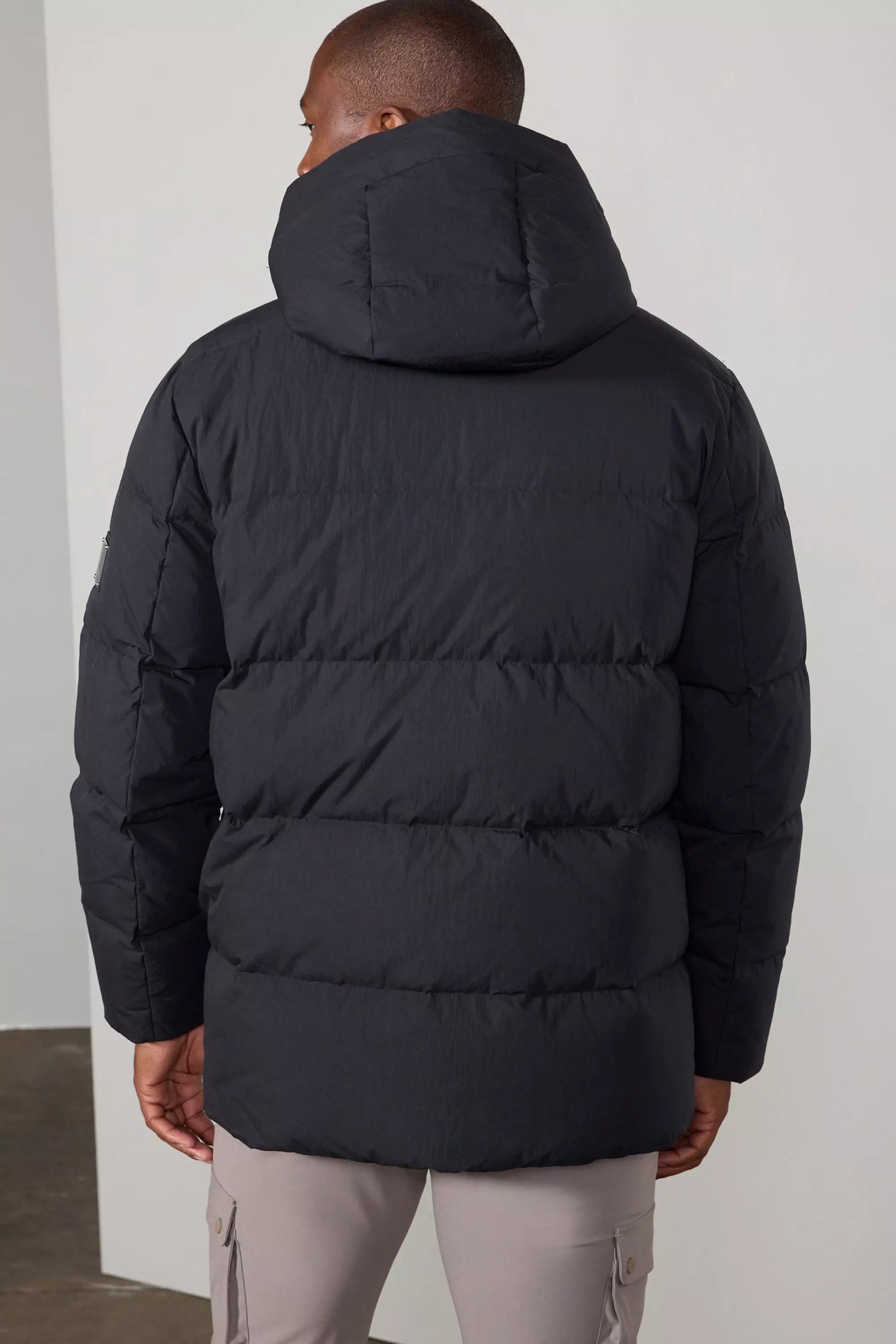 RDS Down Cargo Parka - Negro