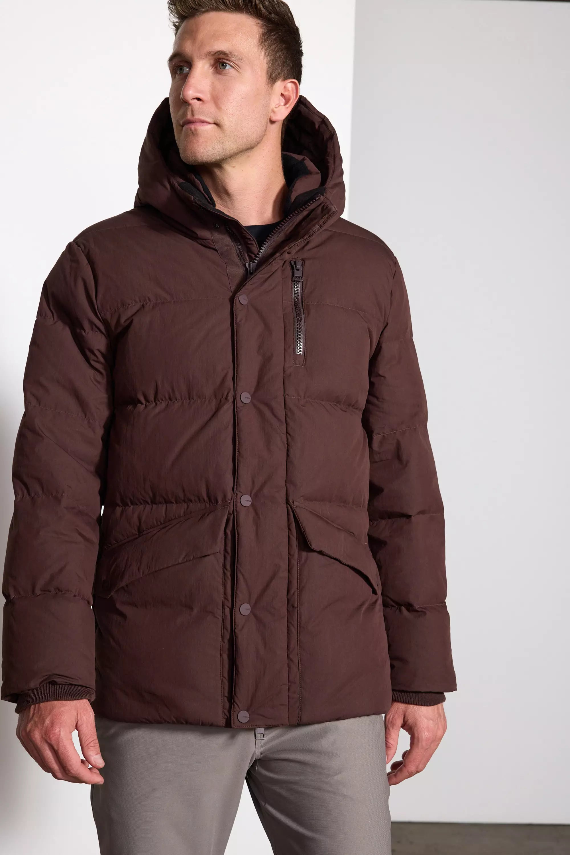 RDS Down Cargo Parka - Chocolate marrón