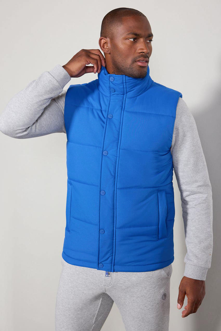 Light blue 2025 puffer vest