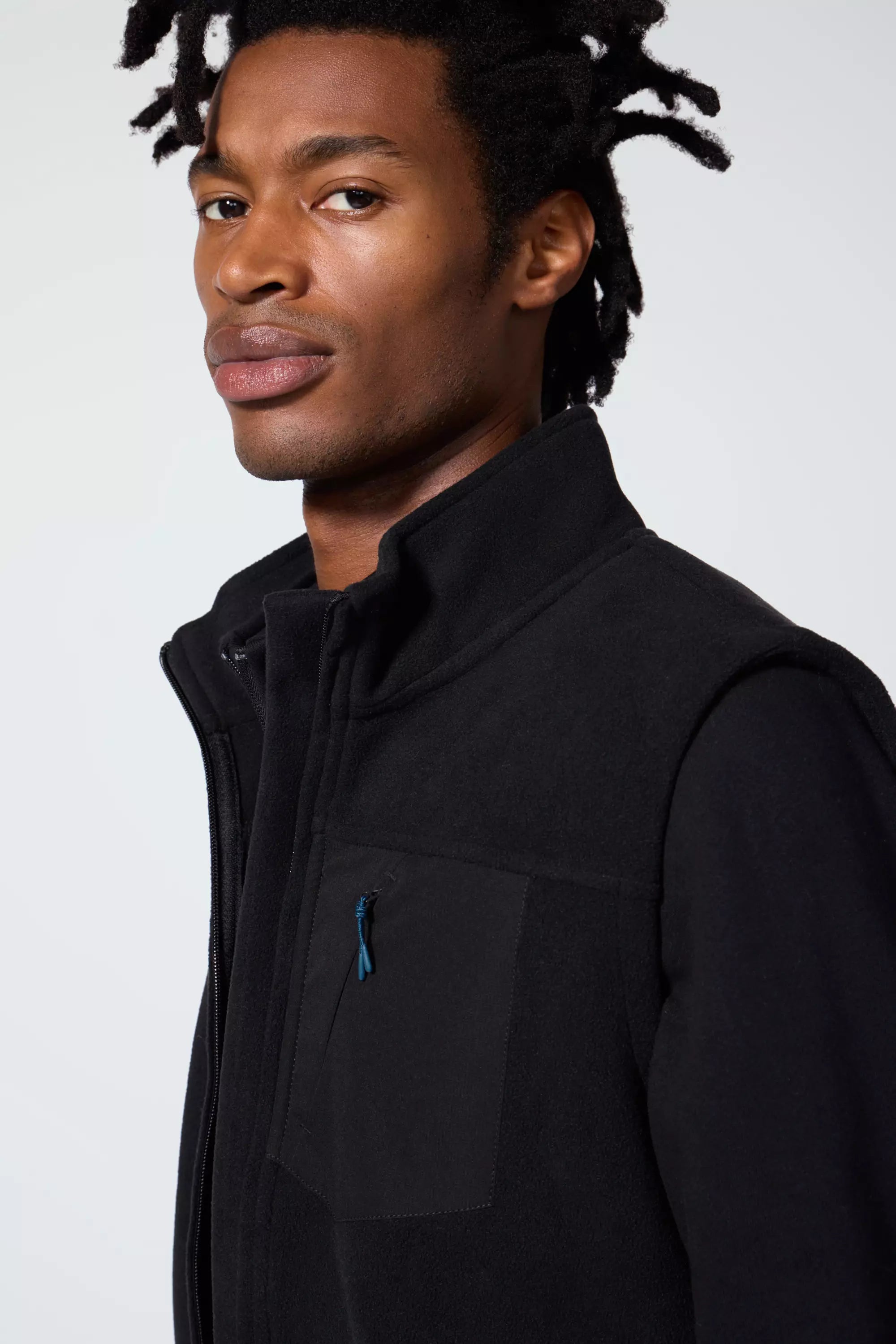 Elevate Fleece Vest - Black