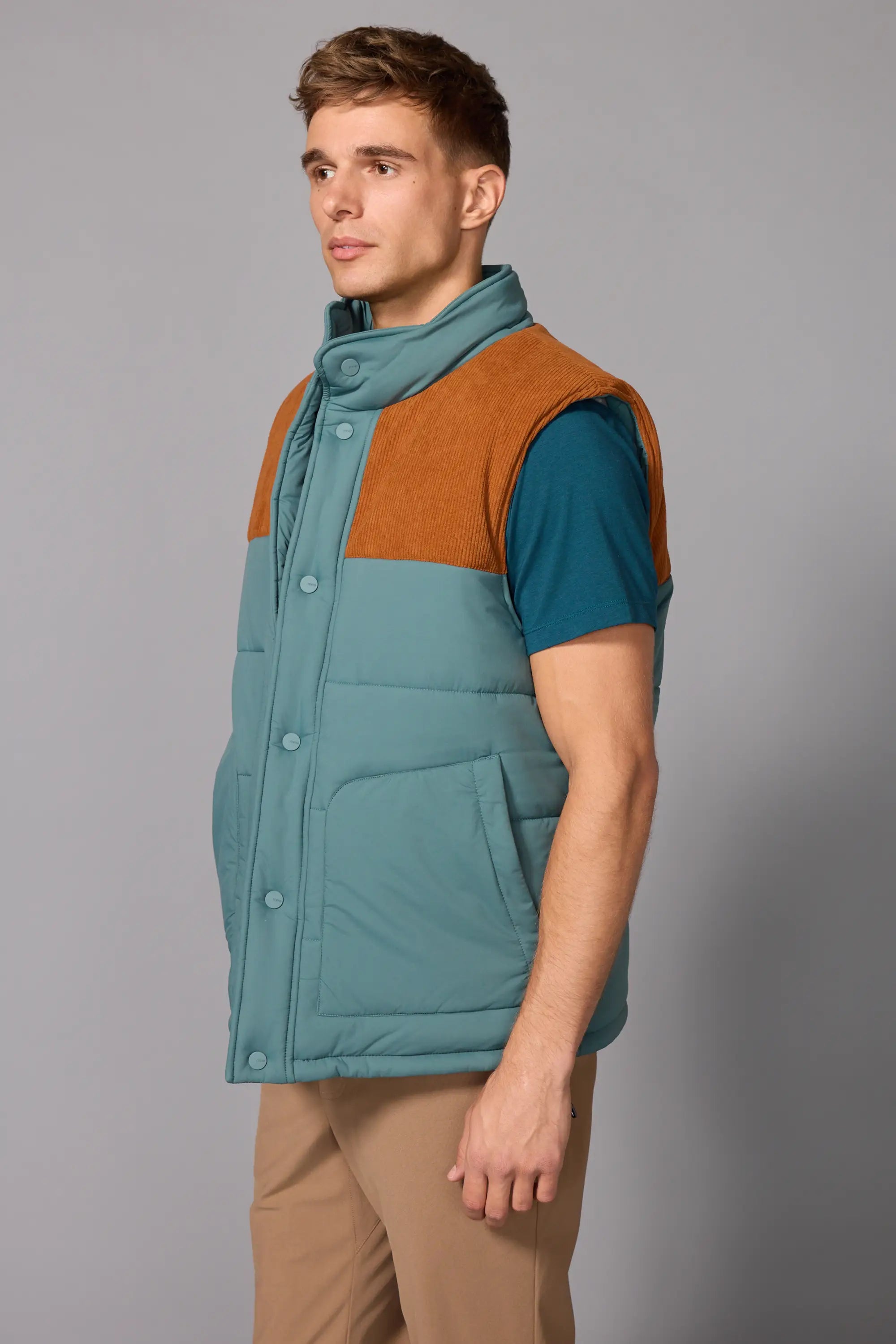 Vintage Vest - Silver Pine