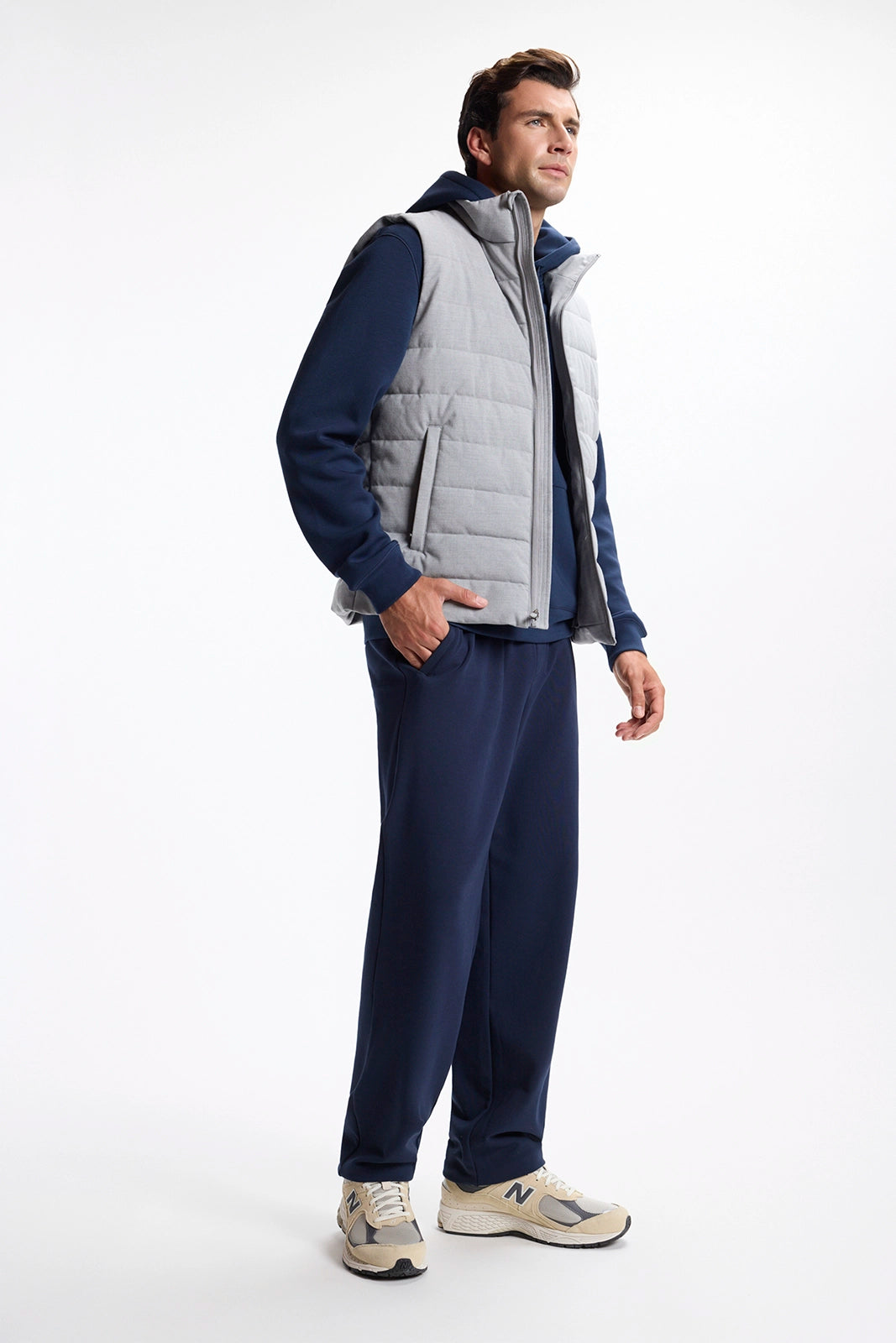 The All Day Vest - Htr Concrete