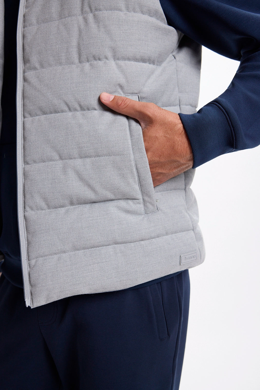 The All Day Vest - Htr Concrete