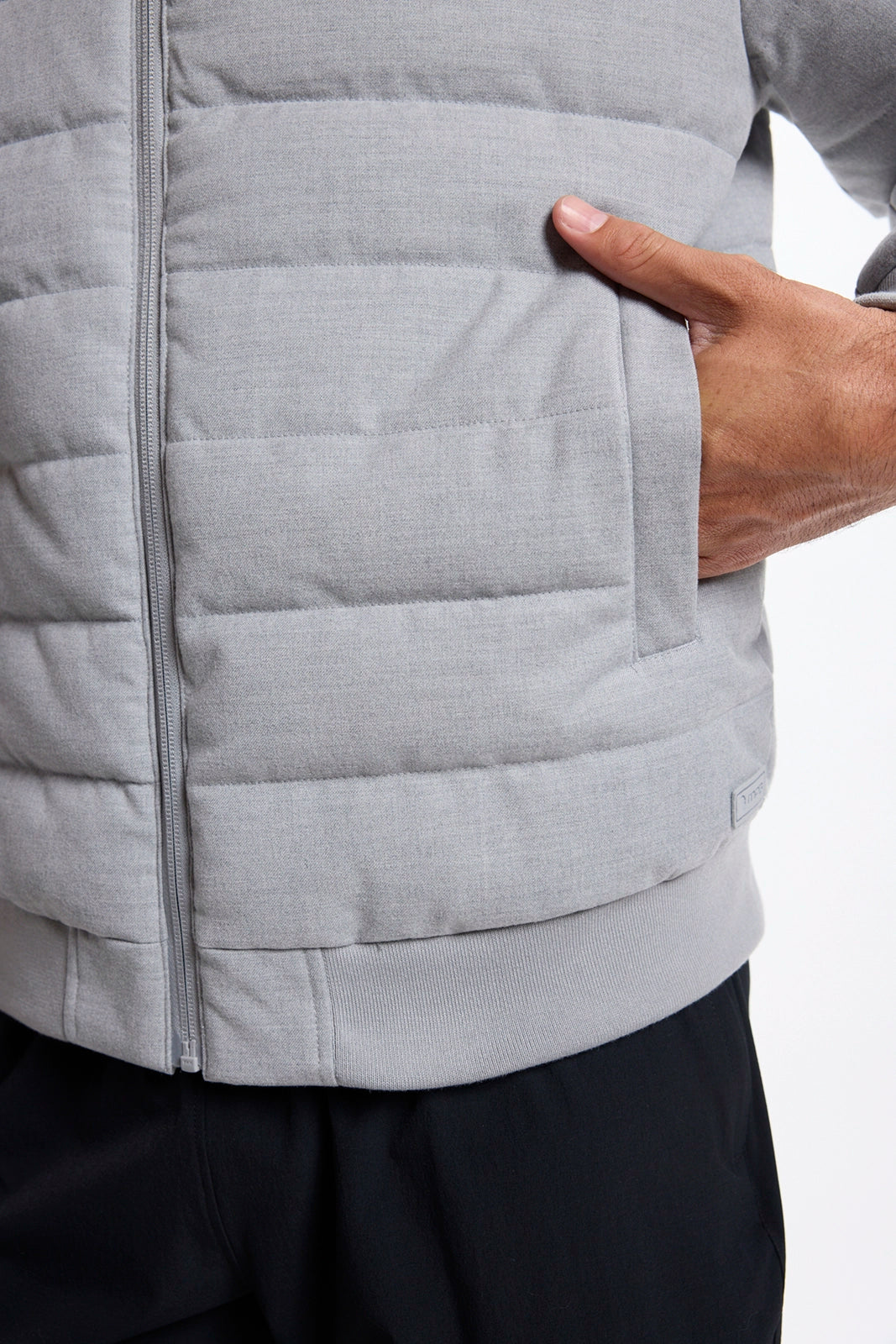 The All Day Filled Bomber Jacket - Htr Concrete