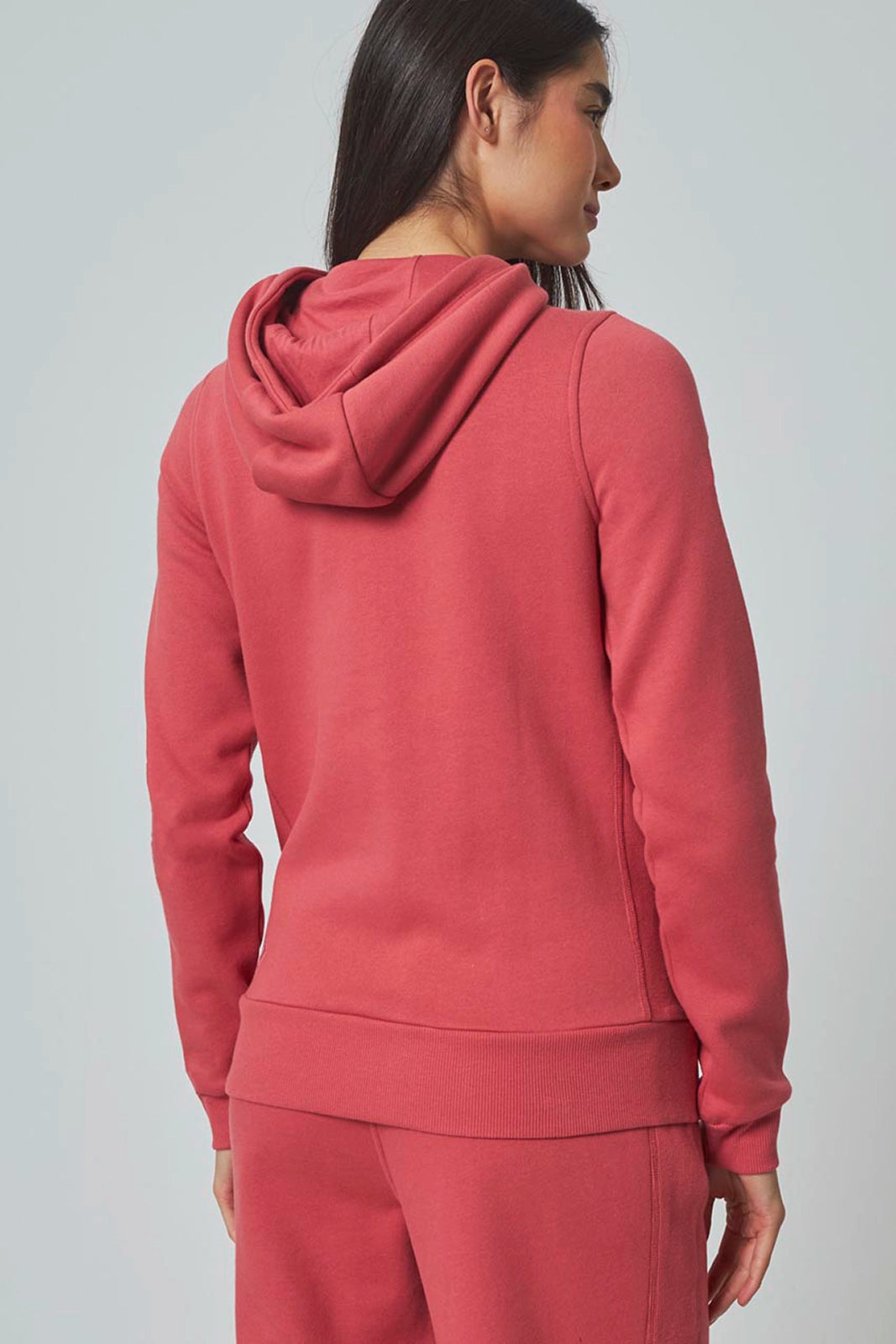Luxefleece Zip-Up Hoodie - Mineral Red