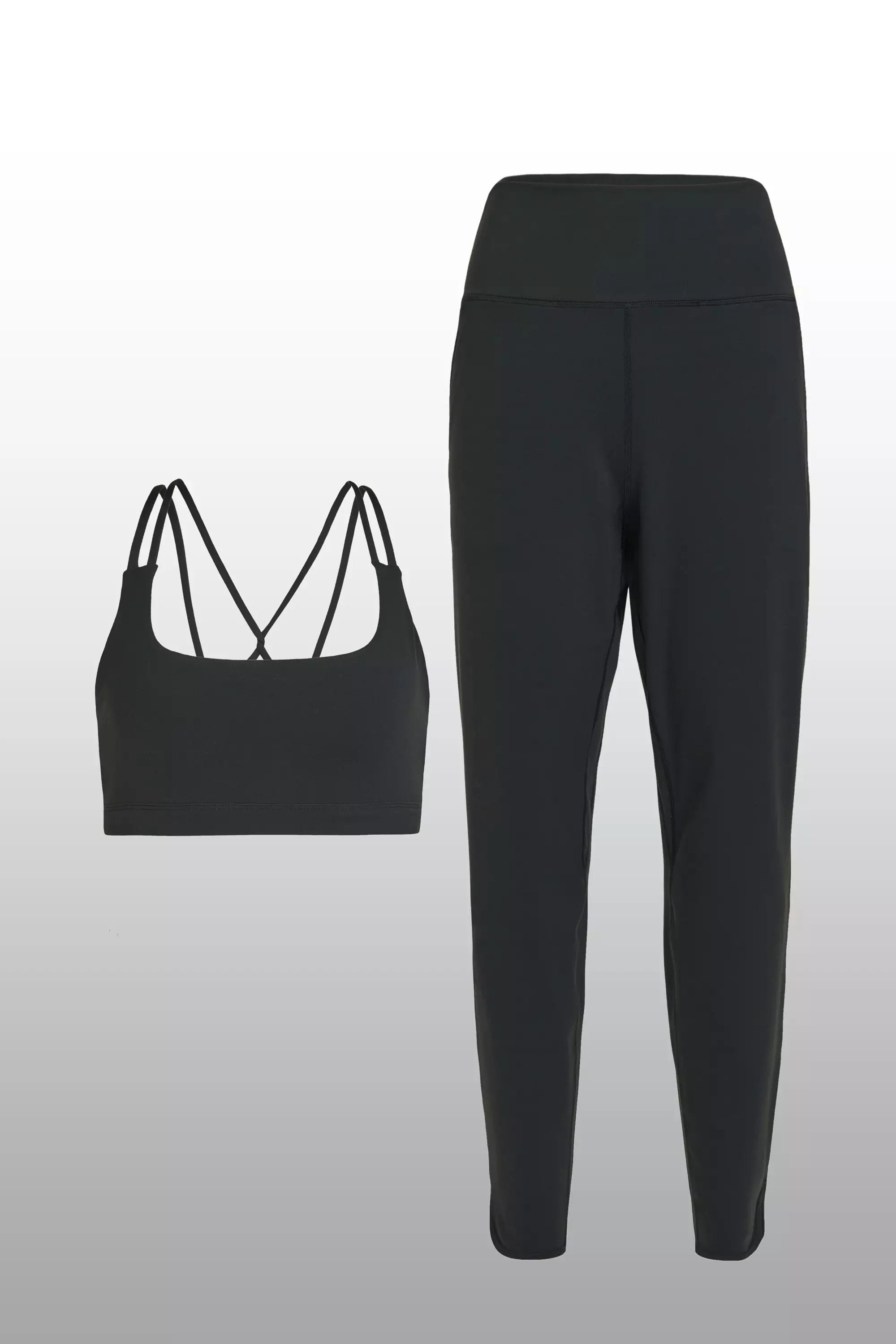 Cloud Bra & Jogger Bundle en noir de jonc