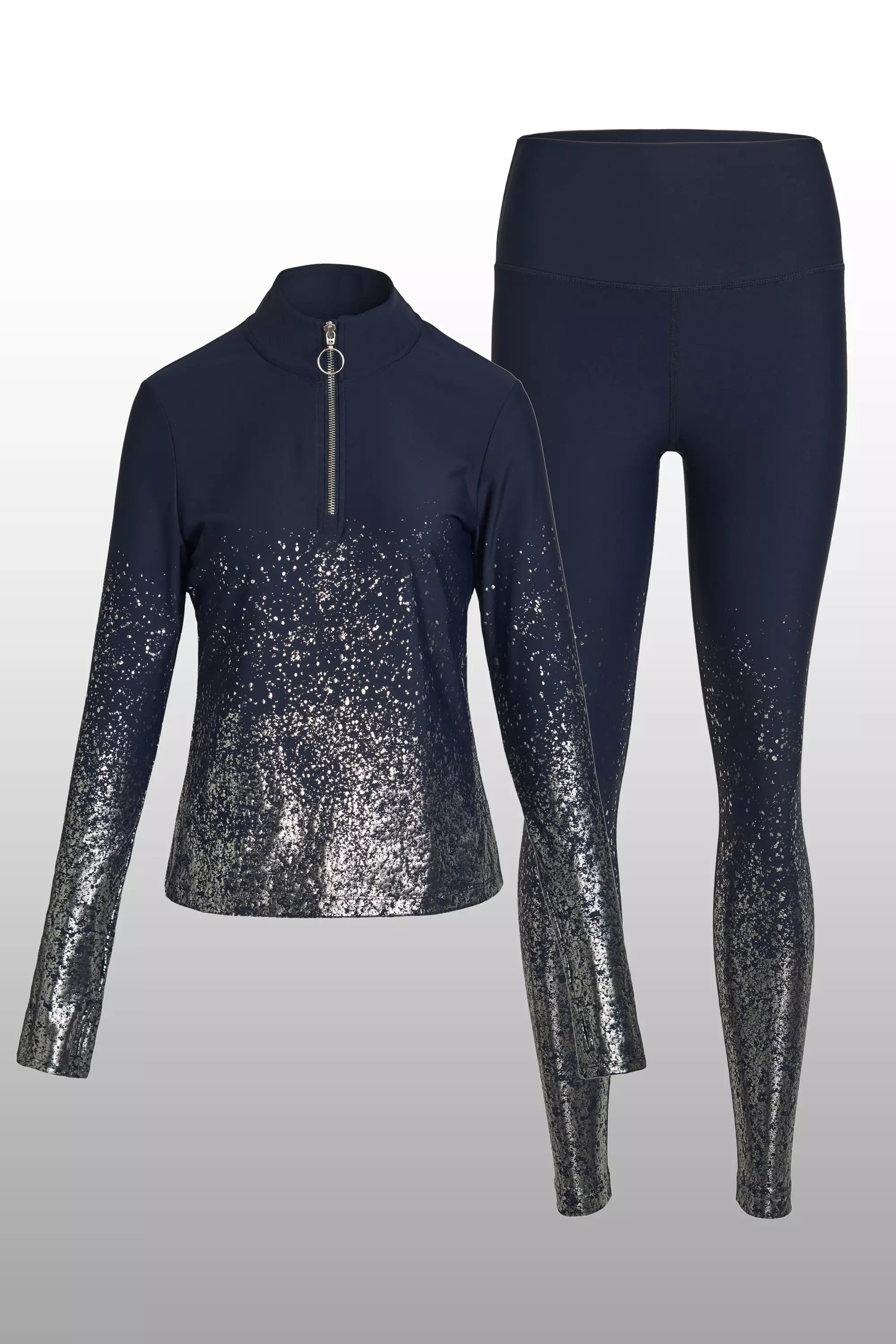 Texture Shine Bundle en Deep Navy & Silver