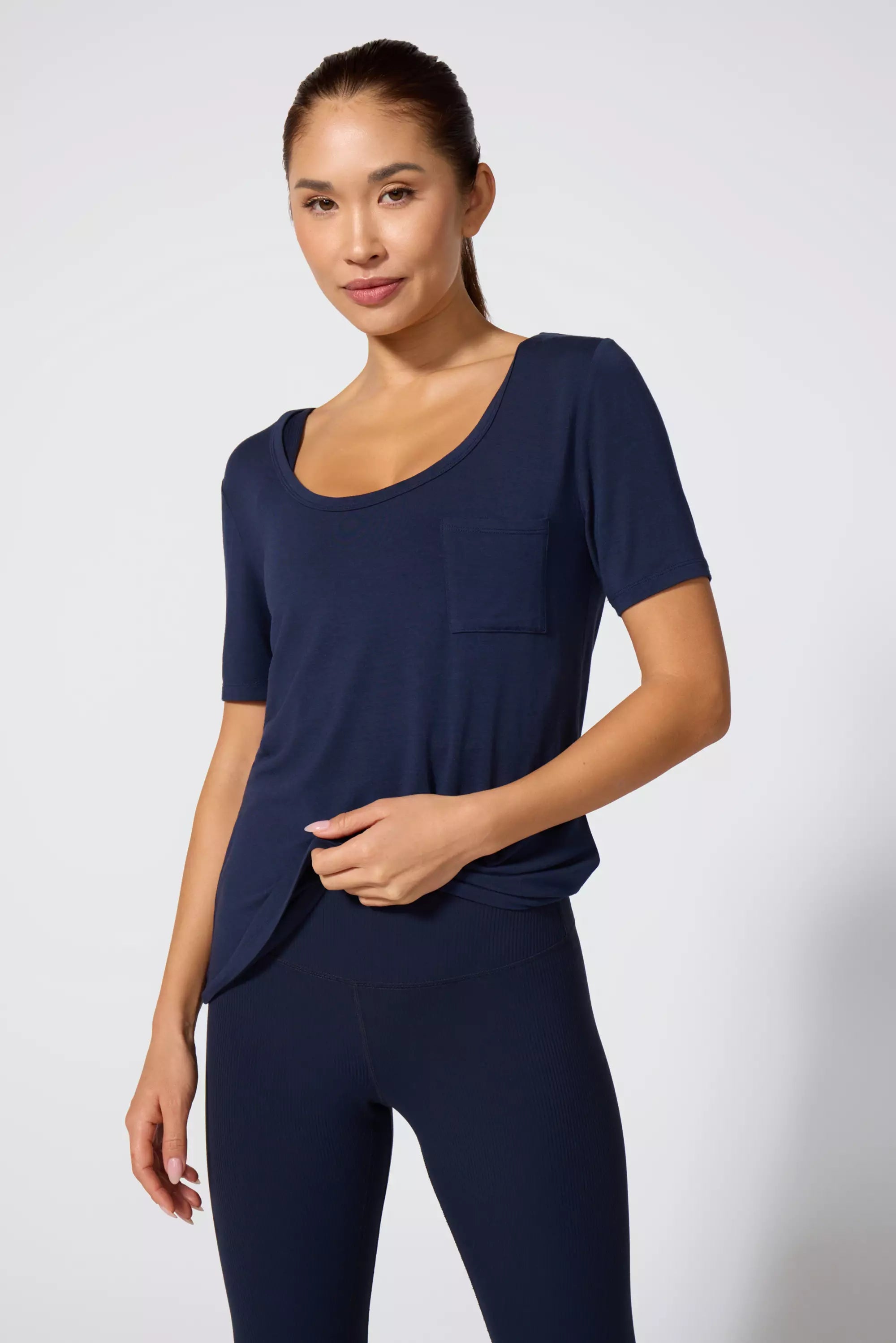 Ribbed Bundle in Deep Navy