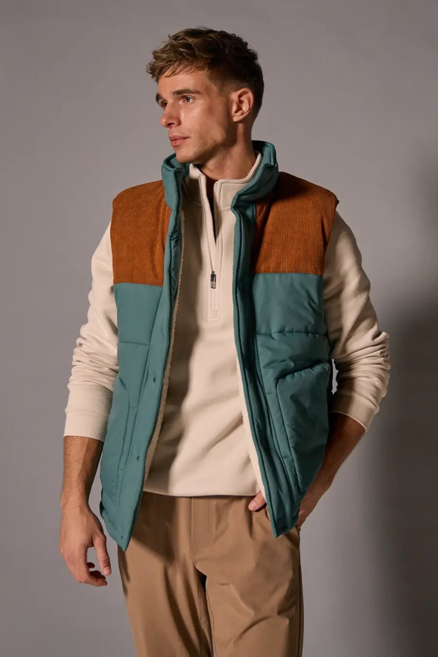 Vintage Vest - Silver Pine
