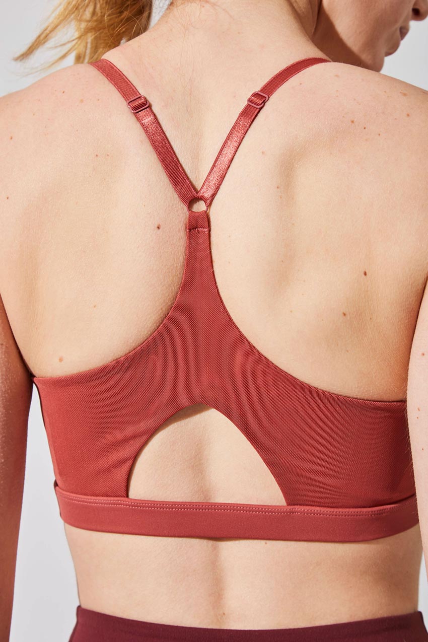 Explore Recycled Polyester Adjustable Medium Support Bra Peached – MPG Sport  Canada