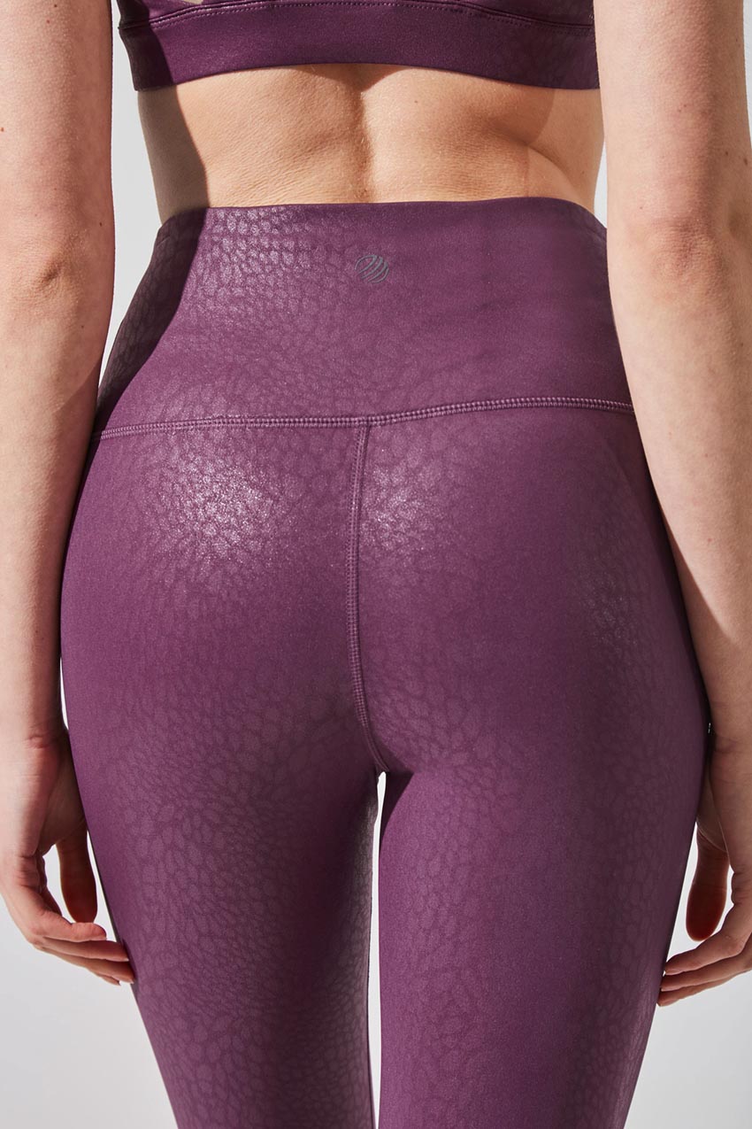 Violets Are Purple Ruched Nylon Spandex Leggings – Classic Chic Couture™