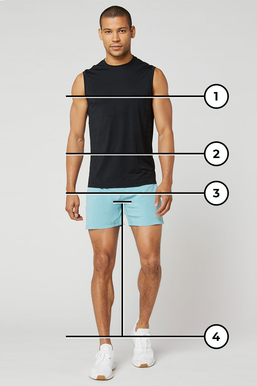 Men's Size Guide, How To Measure Your Body