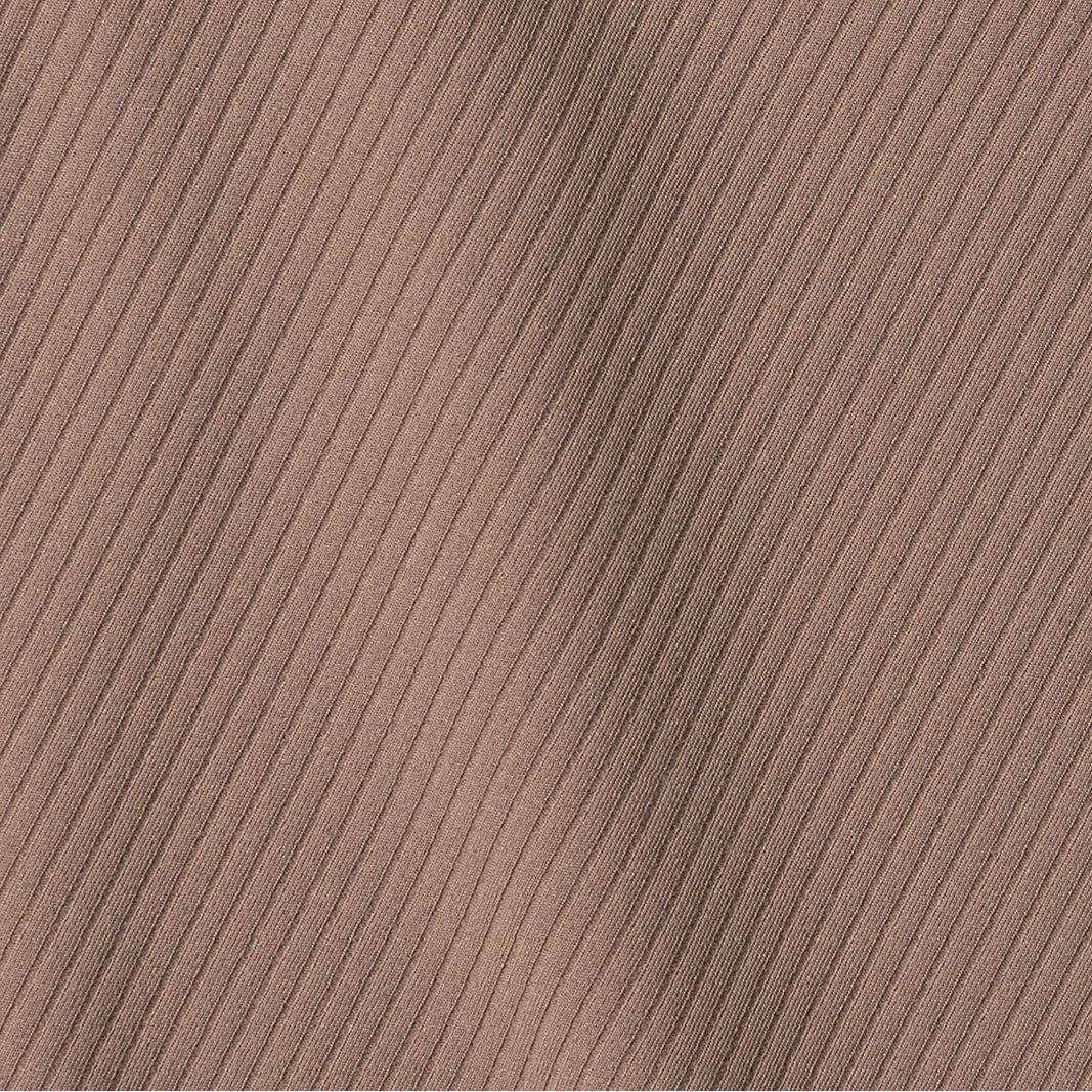 Ribbed fabric swatch - wide raised ribs with narrow dips, smooth