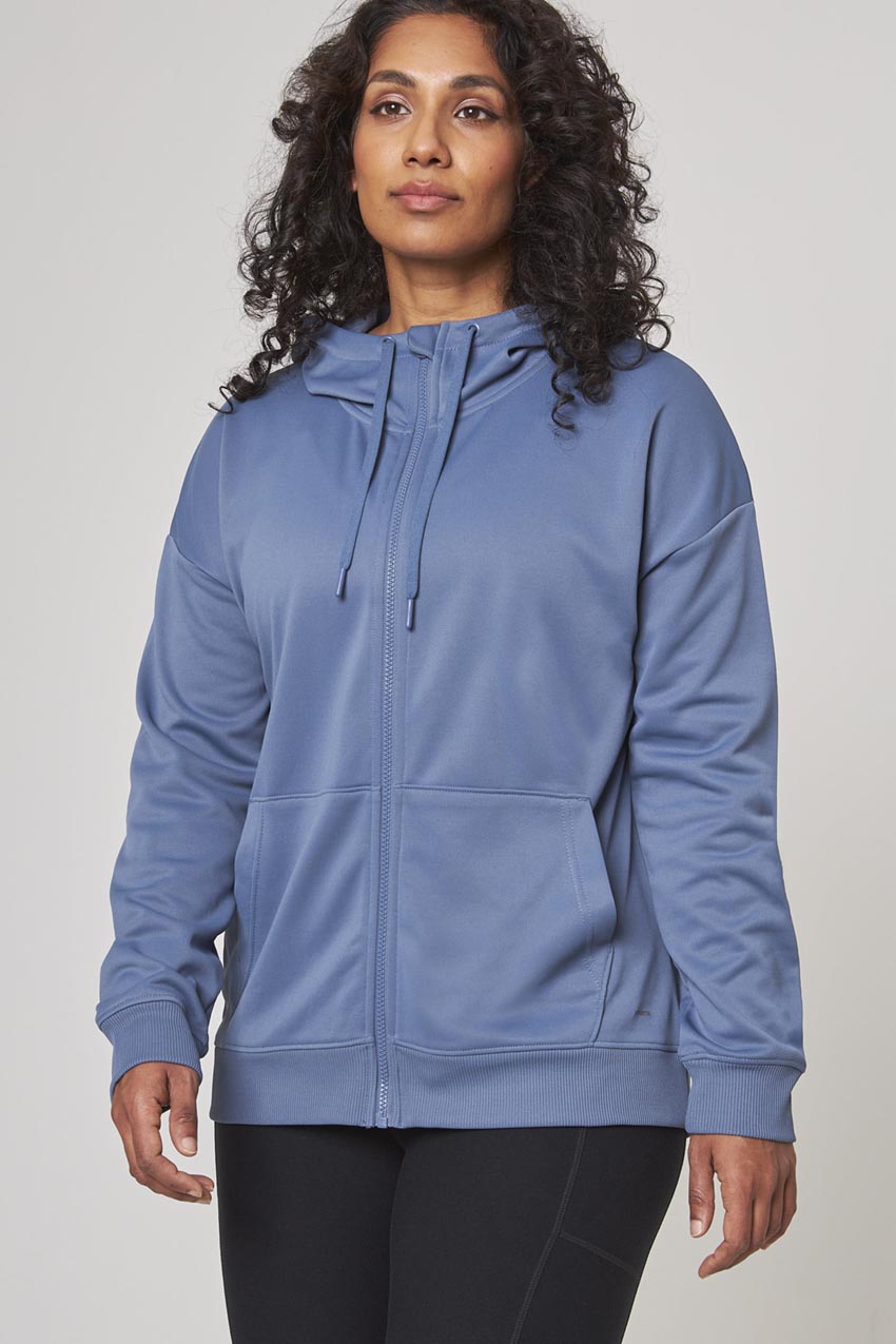 MPG MONDETTA PERFORMANCE GEAR Jacket Women Small Blue Full Zip Ribbed  Activewear - General Maintenance & Diagnostics Ltd