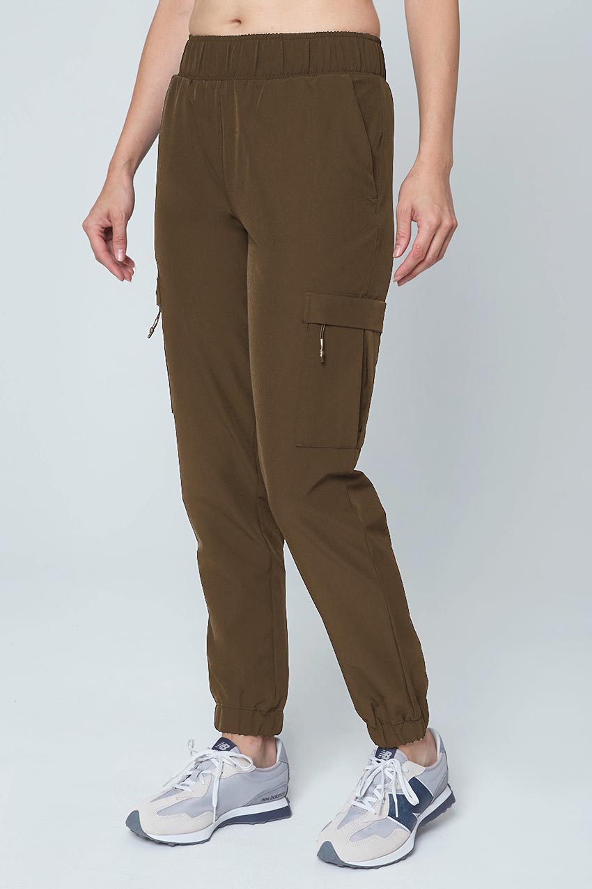 Mondetta Women's Lined Tailored Pant (Olive, 10)