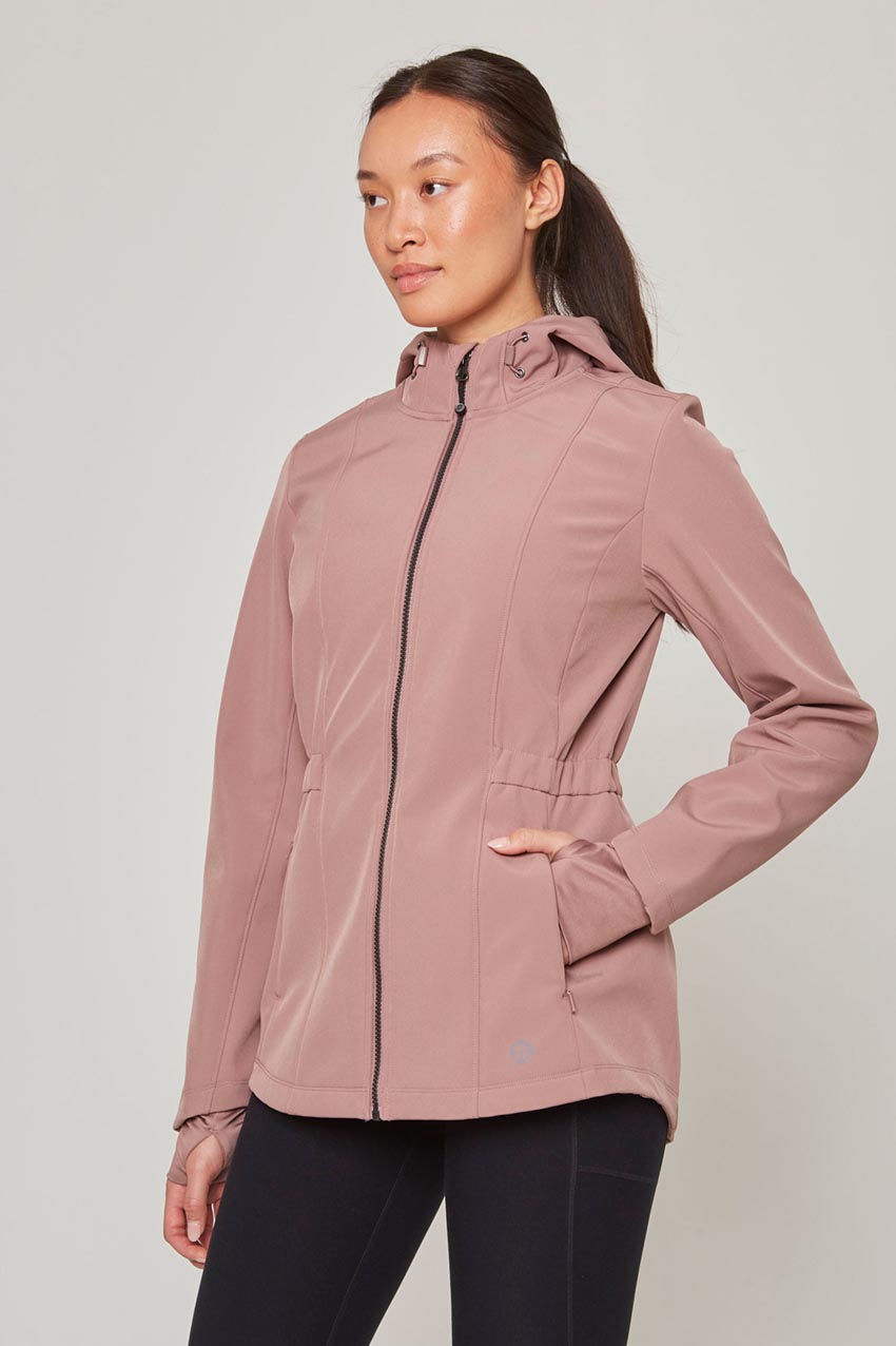 Mondetta Women's Active Softshell Jacket in Twilight Mauve