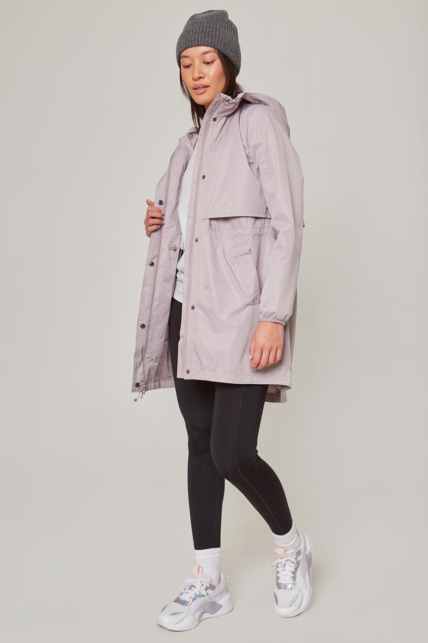 Gray rain cheap jacket women's