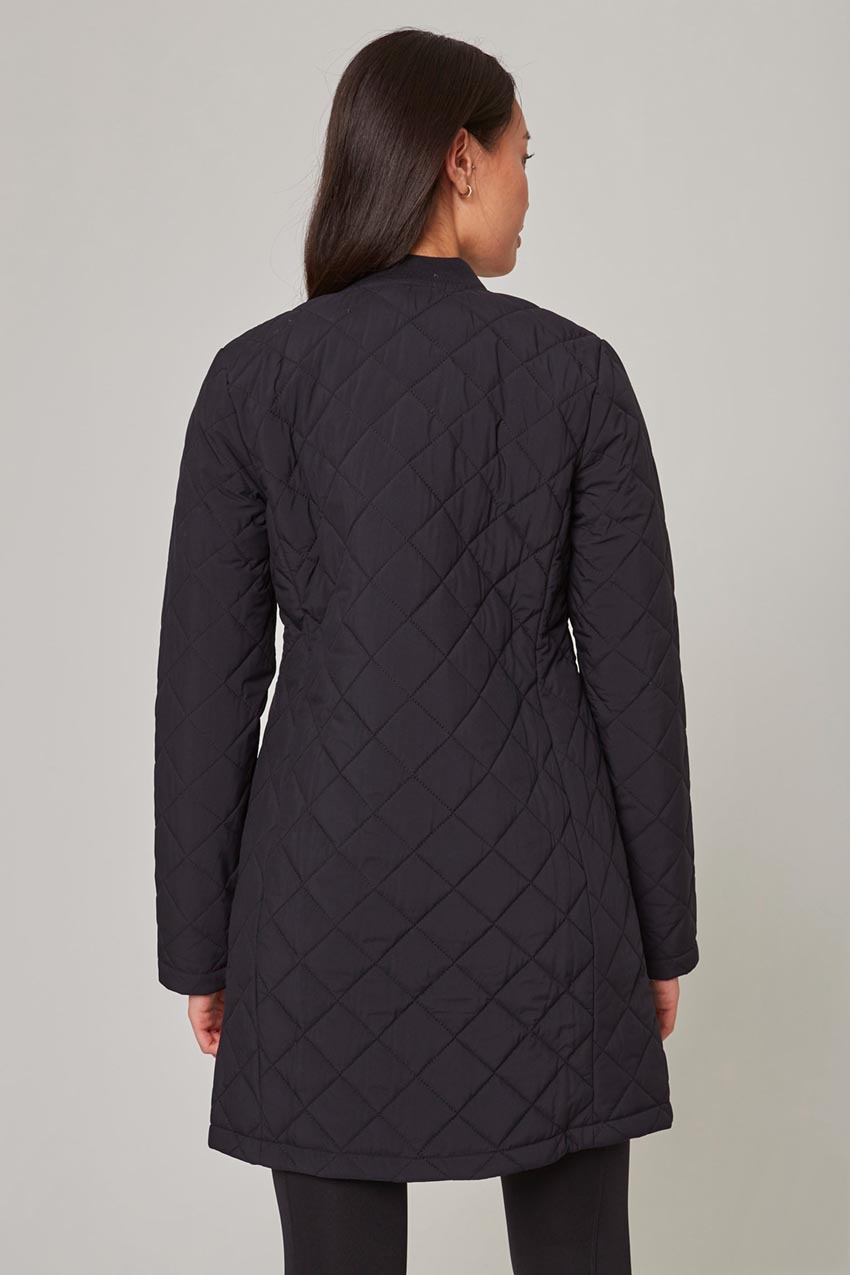 Lexington liv clearance quilted long jacket