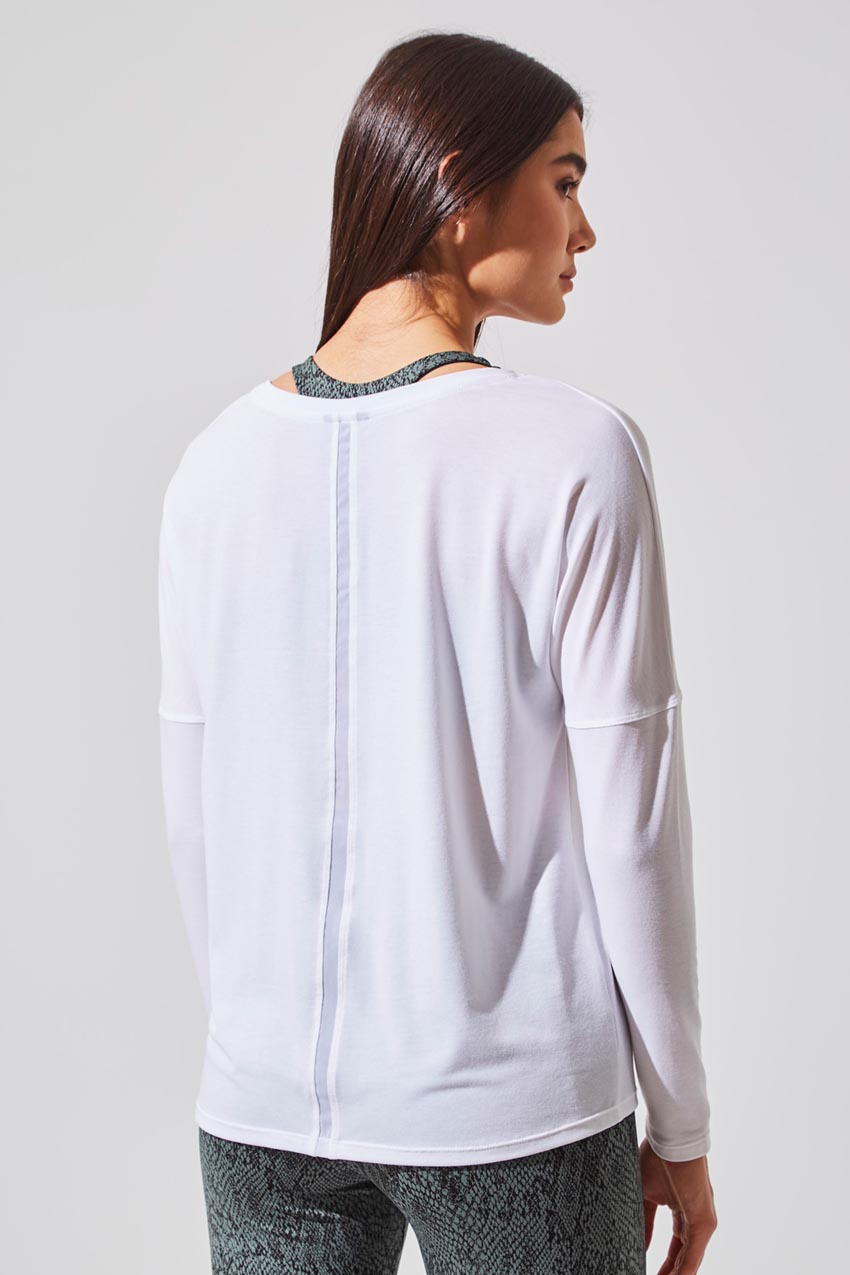 Dynamic Recycled Cover-Up Stink-Free Long Sleeve Top - Sale