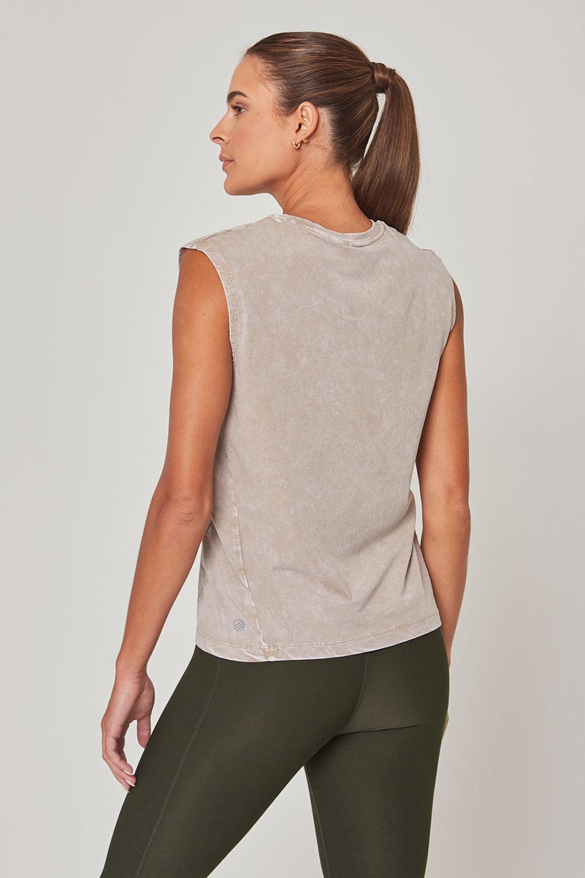 Calm Boxy Washed Tank Top