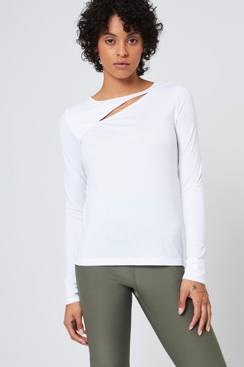 Pace Recycled Polyester Twist Back Long Sleeve Top – MPG Sport