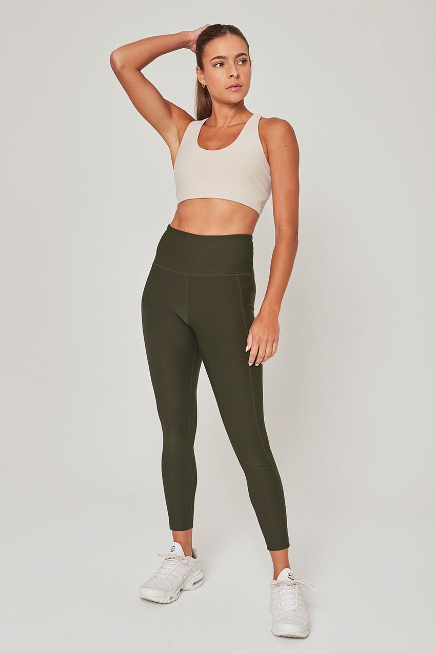 Explore Recycled Polyester High-Waisted Side Pocket Legging 25 Peached –  Sale