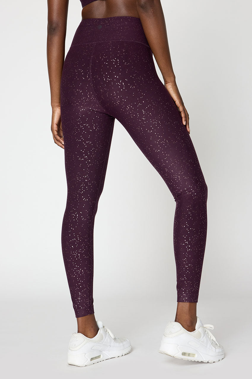 Explore High-Waisted Glitz Print 25" Legging Peached