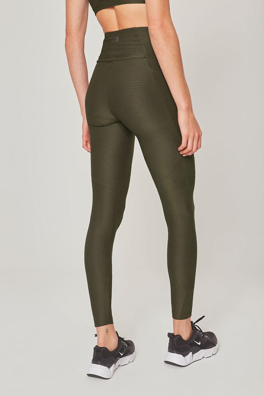 Tangent High-Waisted 26" Side Pocket 3D Geo Legging