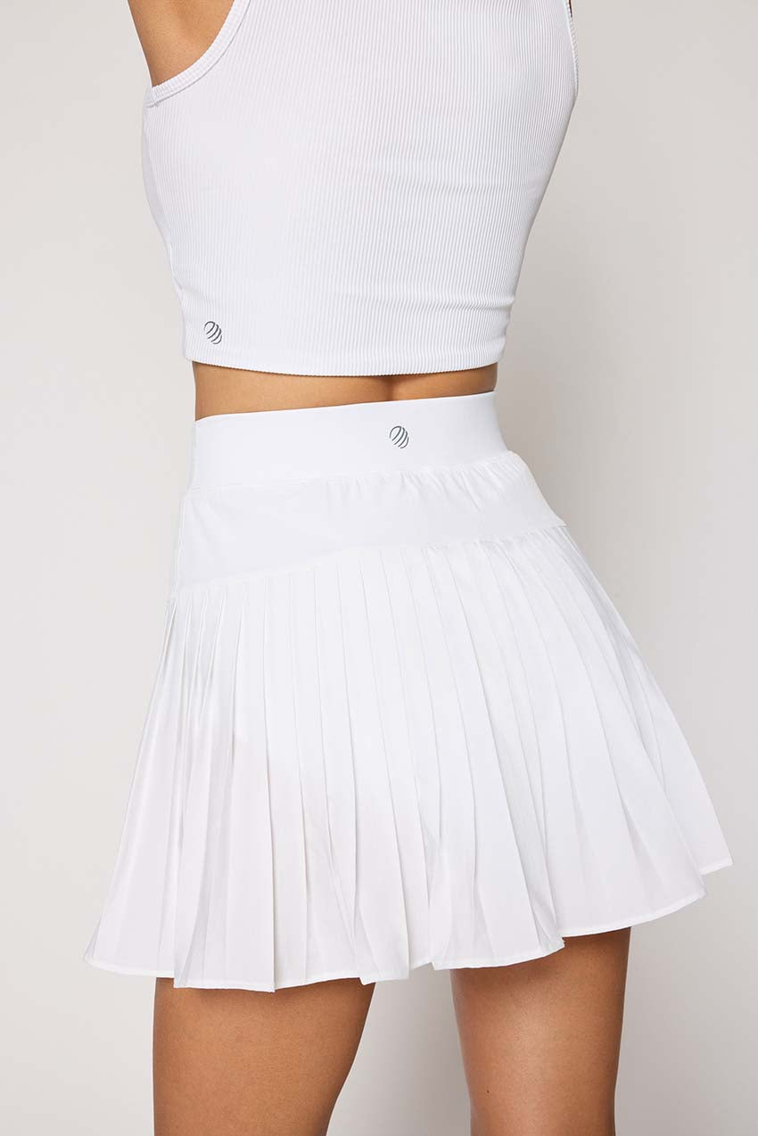 White pleated clearance tennis skirts cheap