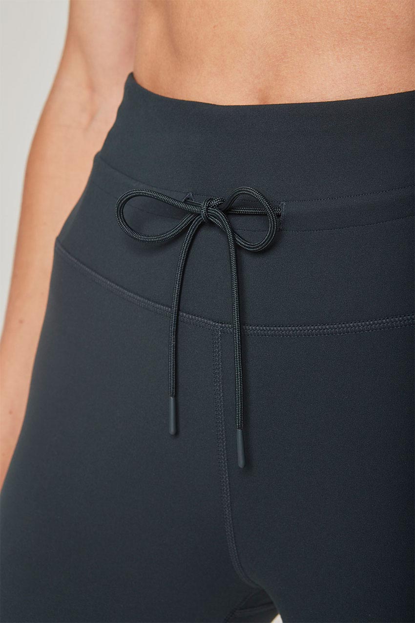 Velocity High-Waisted 27" Drawcord Legging - Dark Jade