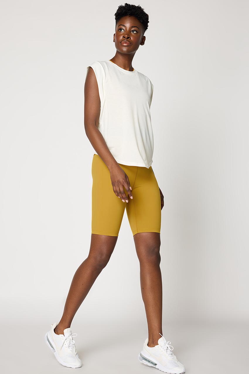 Biker shorts cheap yellow