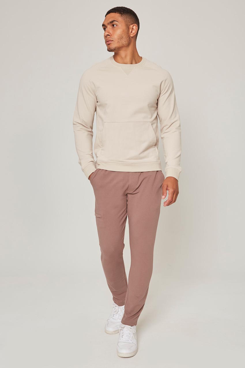 Unwind Crew Neck Pullover with Front Pocket