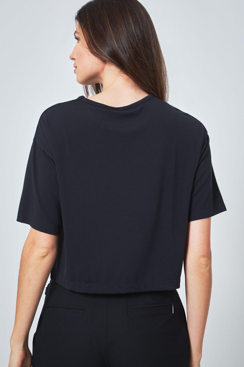 Expression Relaxed Fit Cropped Short Sleeve T-Shirt