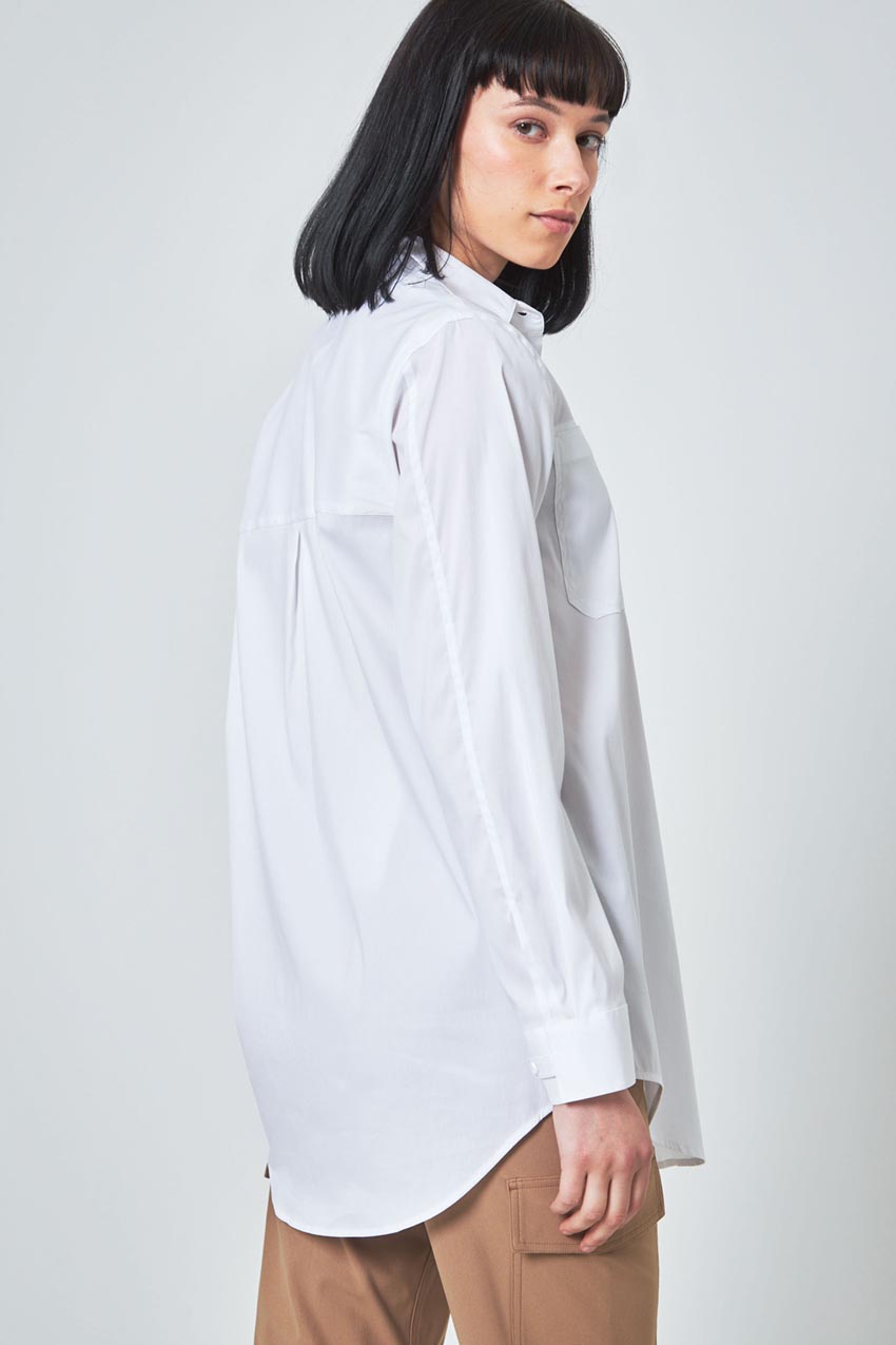 Suitable Oversized Cargo Shirt with Patch Pockets