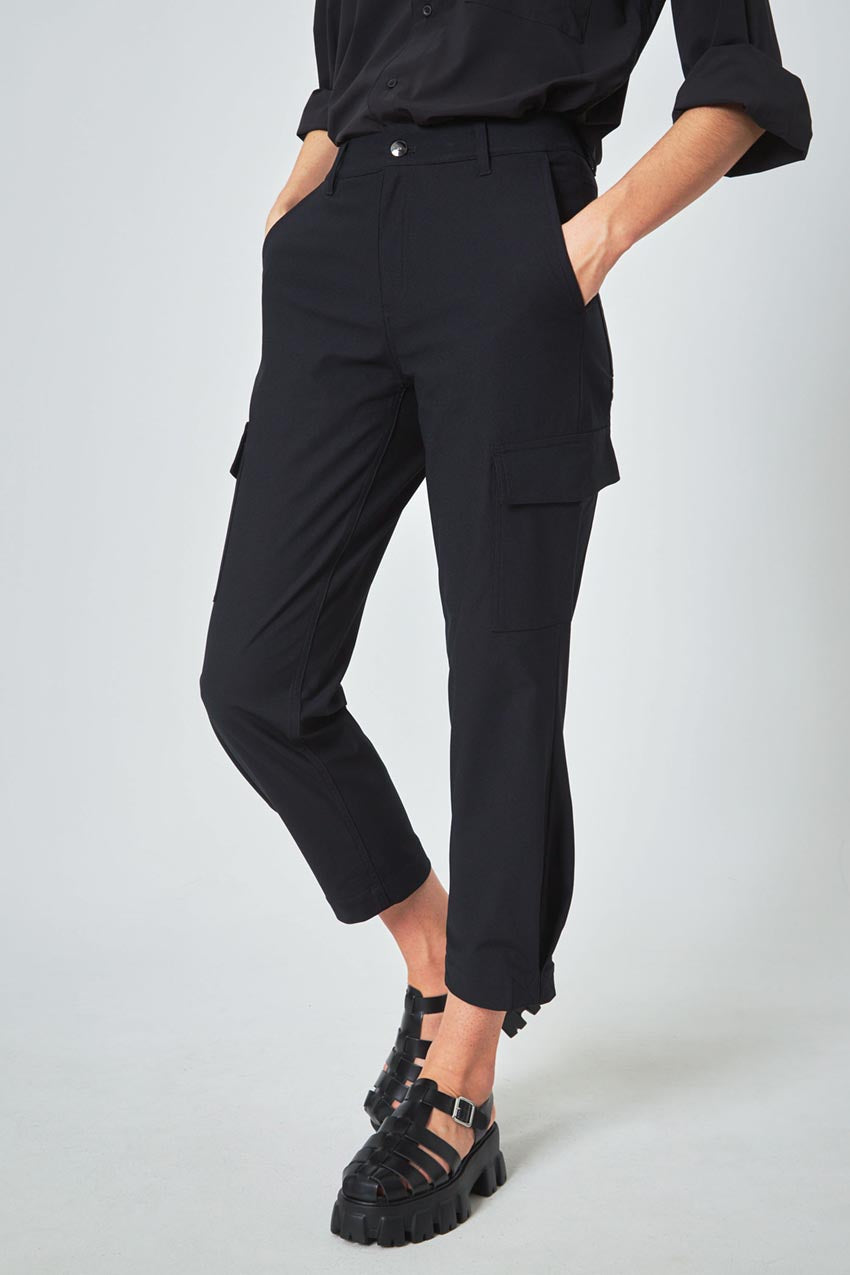 Modern Ambition Limitless High-Rise Cargo Pant in Black