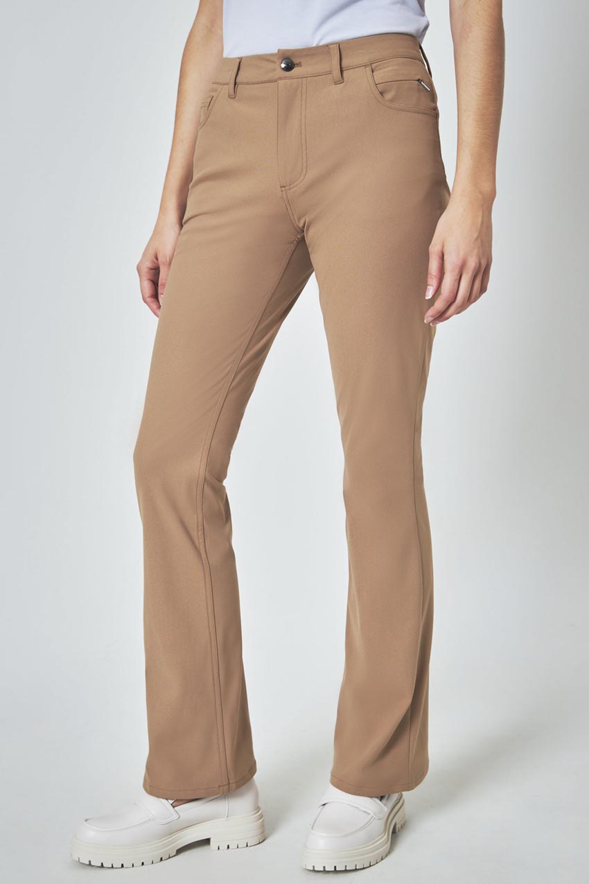 Modern Ambition Limitless Mid-Rise Boot Cut Pant in Tiger's Eye