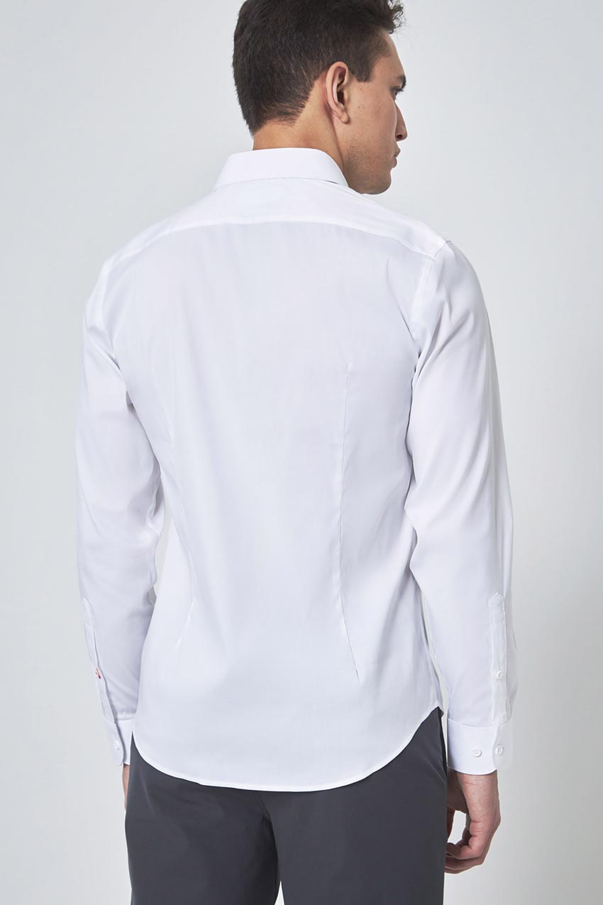 PerformLuxe Cotton Nylon Poplin Slim-Fit Shirt – Modern Ambition