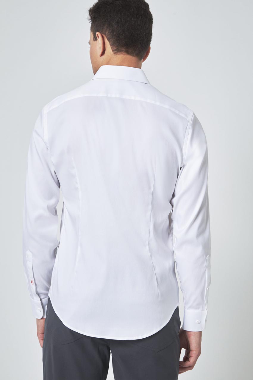 PerformLuxe Cotton Nylon Twill Slim-Fit Shirt