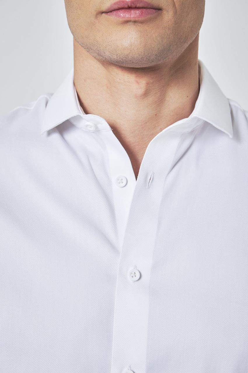 PerformLuxe Cotton Nylon Twill Standard-Fit Shirt