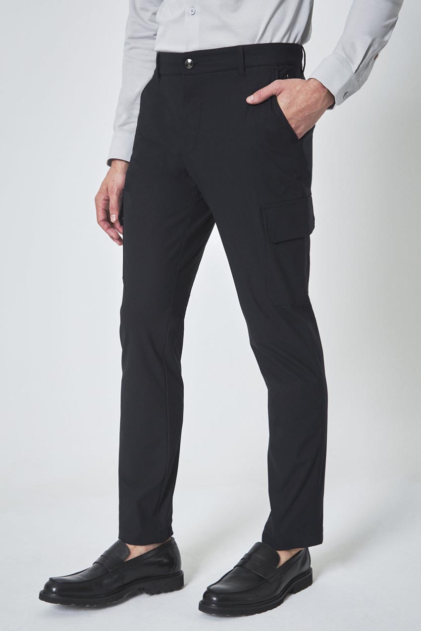 Modern Ambition Limitless Slim Cargo Pant in Black