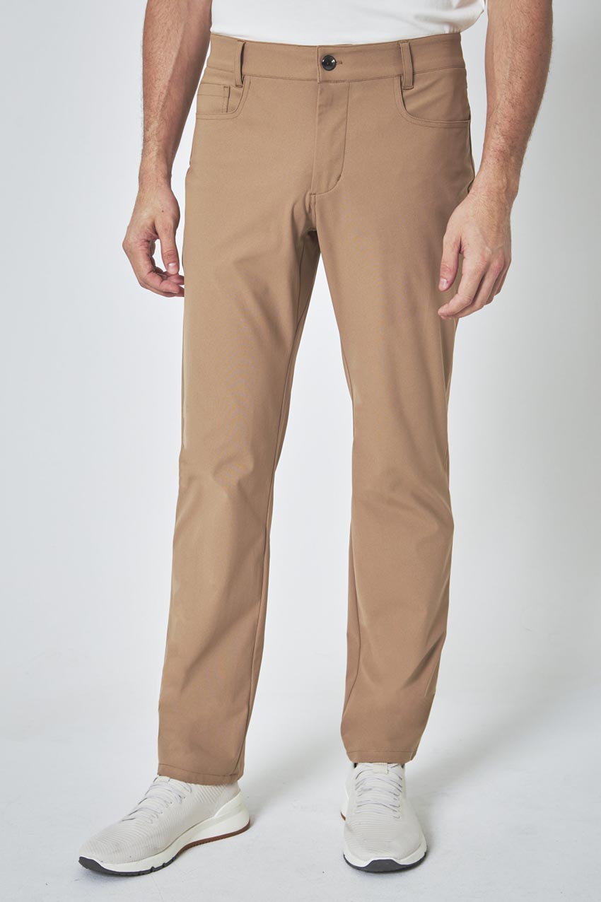Modern Ambition Limitless Denim-Look Semi-Straight Pant in Tiger's Eye