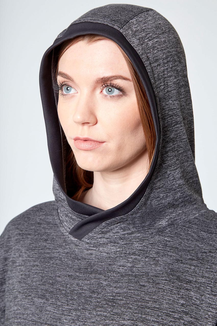 Melange Long Sleeve Hoodie