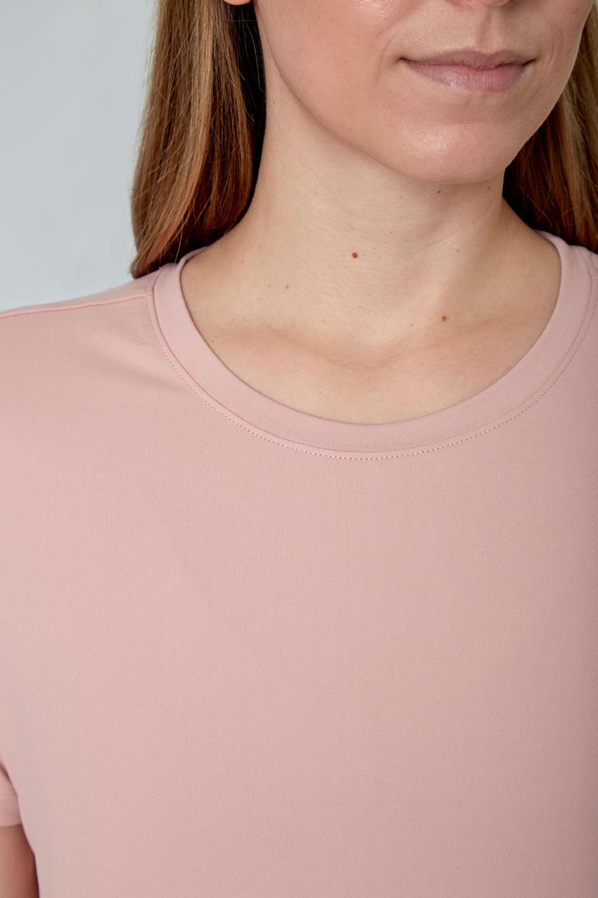 Mondetta Women’s Active T-shirt, Top | Pink Active T-shirt, Workout Top
