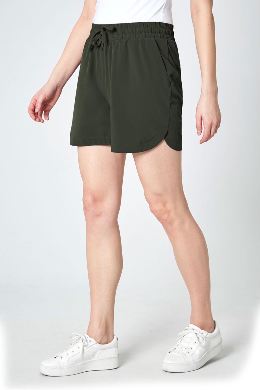 Mondetta Olive Size Medium Ladies Shorts
