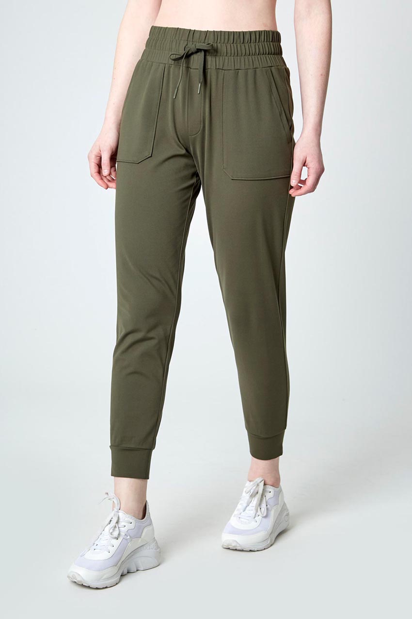  Mondetta Womens Lined Woven Jogger Pants, XS, Green : Clothing,  Shoes & Jewelry