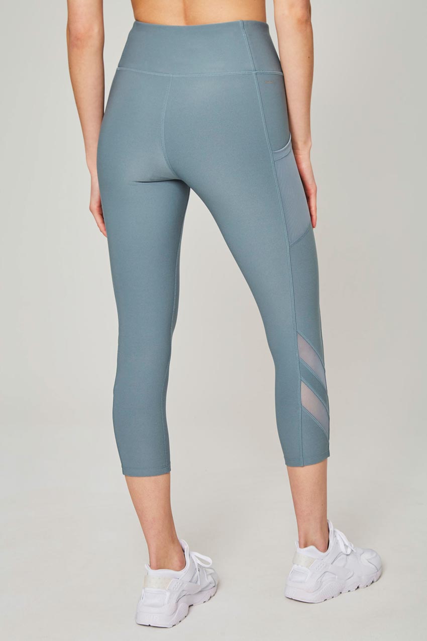 Mesh deals capri leggings