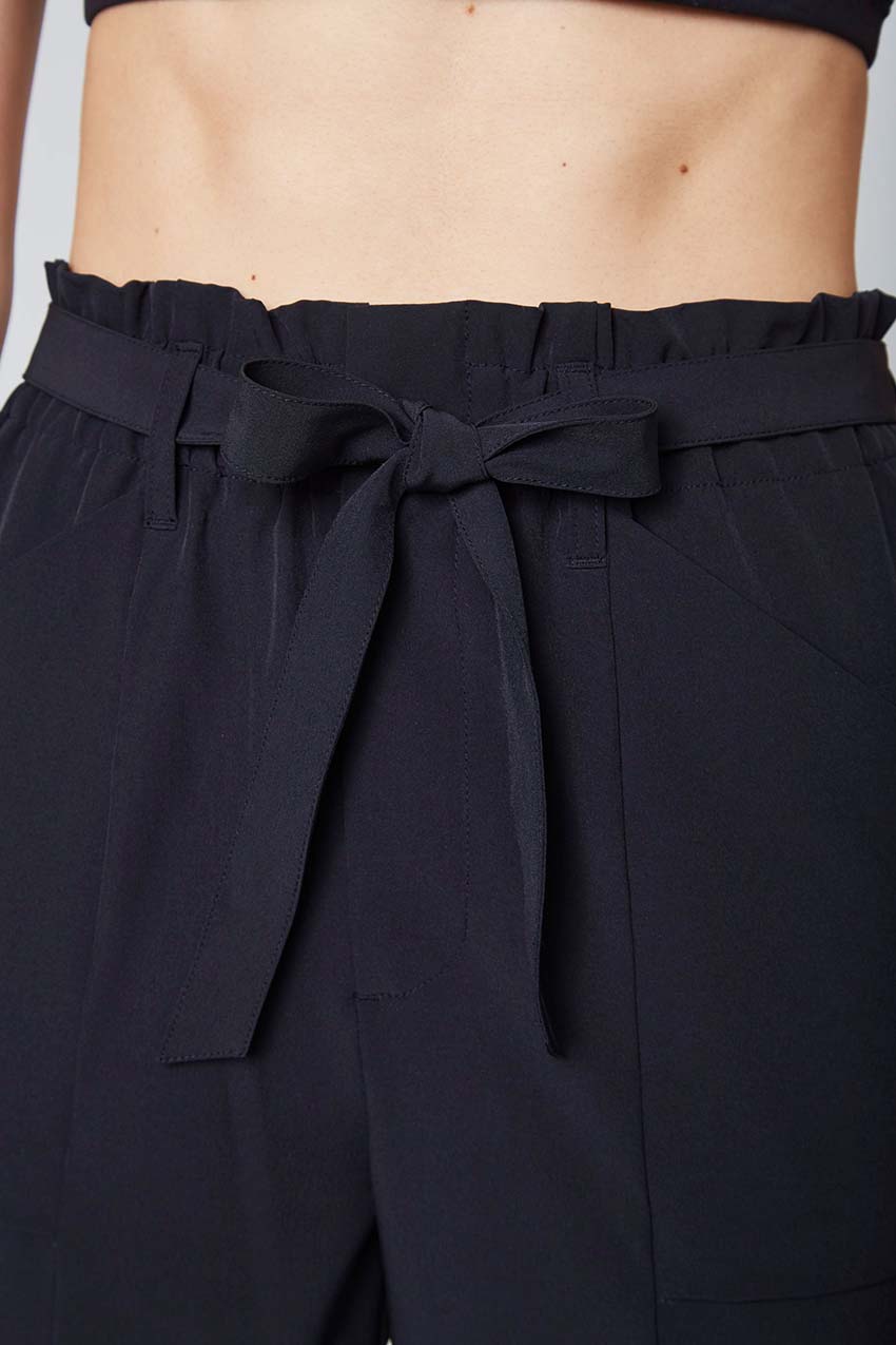 Buy Navy Tie-Up Trousers Online - Ritu Kumar International Store View