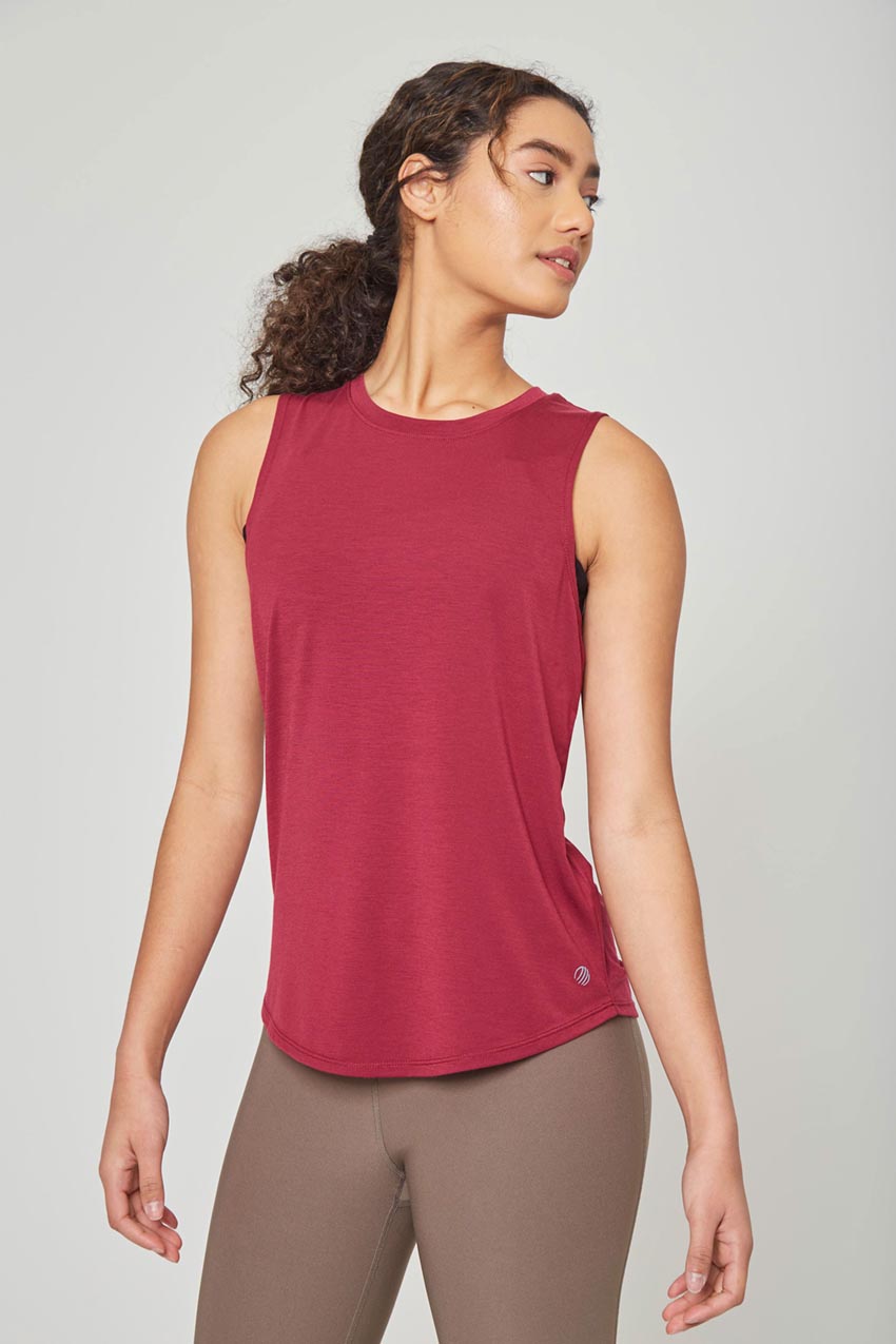 MPG Sport Thriller Dynamic Recycled Anti-Stink Tank Top  in Rose